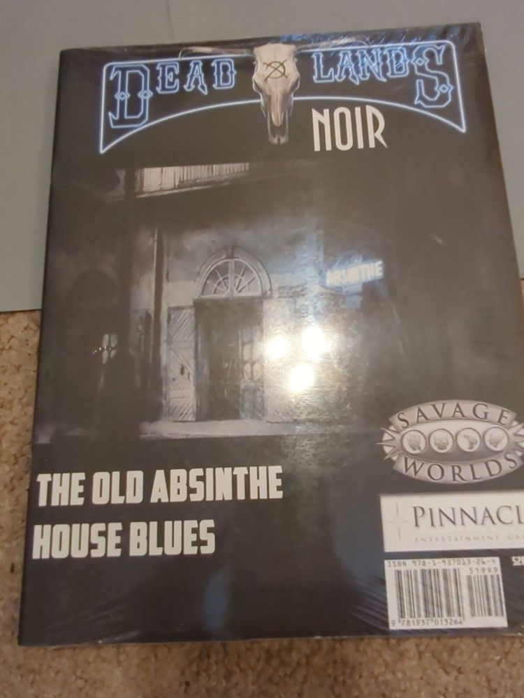 Deadlands Noir Thr Old Absinthe House Blues RPG Adventure Sourcebook-image
