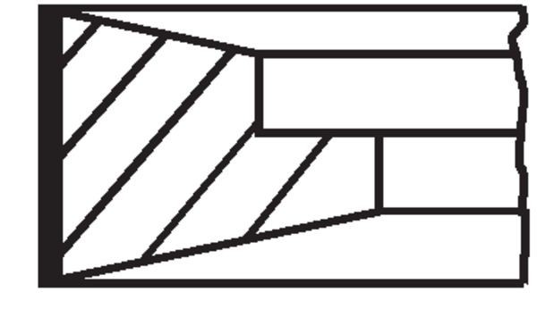 MAHLE 061 77 N0 Piston Ring Kit