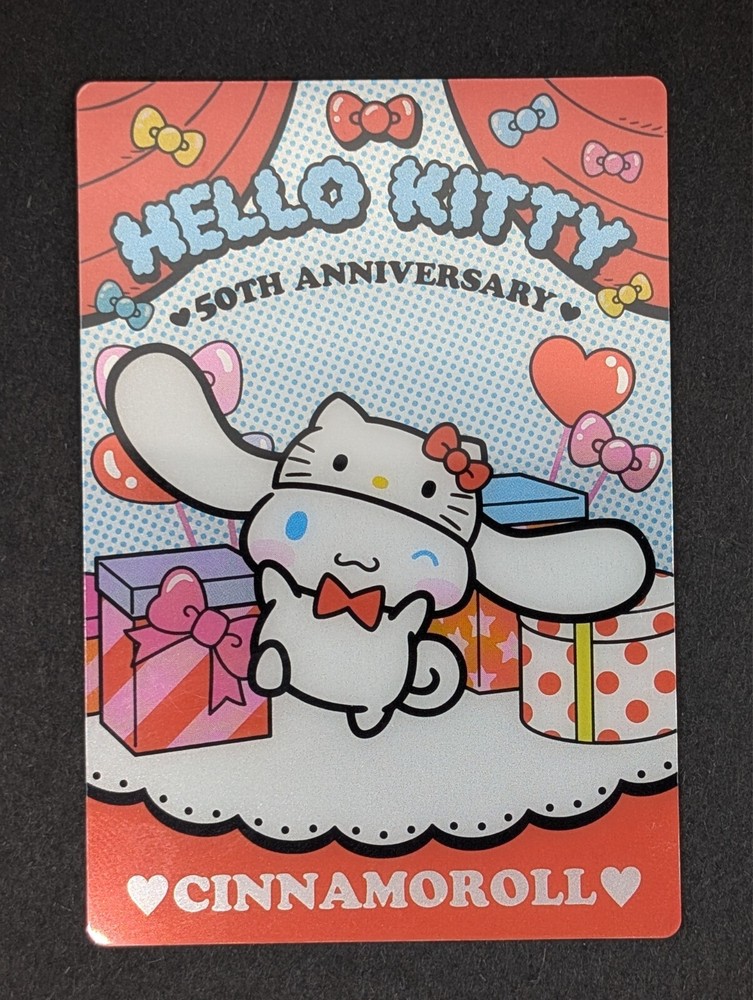 Cinnamoroll #02 - Sanrio Hello Kitty 50th Anniversary Wafer Card Series 5 NM
