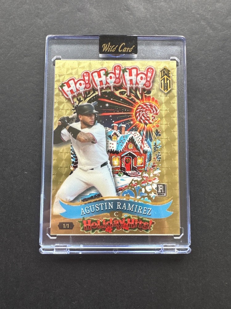 Agustin Ramirez True 1/1 Holiday Hits Ho! Ho! Ho! Wild Card
