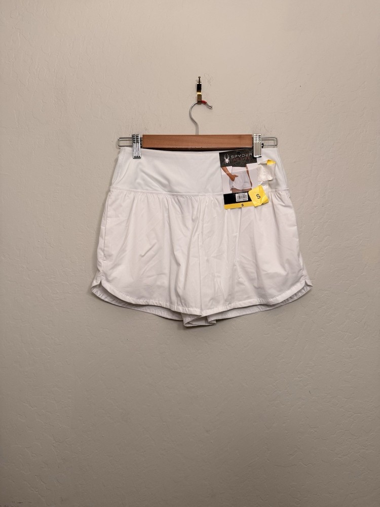 Spyder Active Shorts Women's White Stretch 4