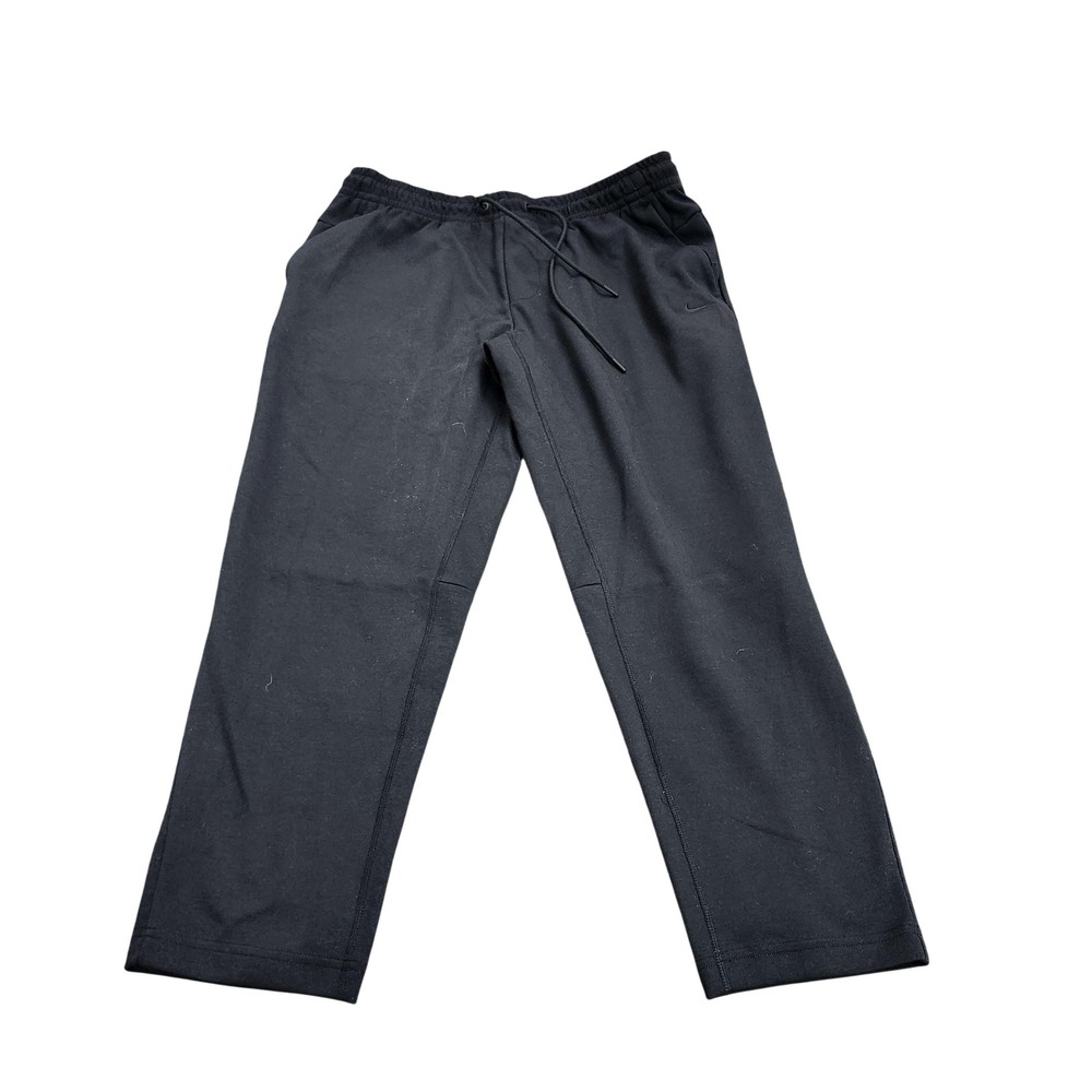 Nike Pants Mens Large Black Dri-FIT Sweatpants Elastic Waist Pockets Athletic