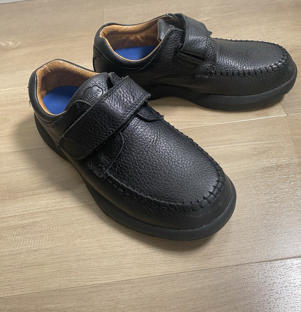Dr. Comfort Scott 9210 Black Leather Diabetic Orthopedic Shoe Strap Men’s 9.5 XW