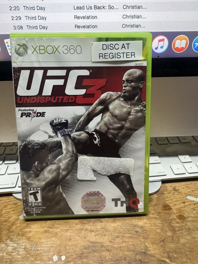 UFC Undisputed 3 (Microsoft Xbox 360, 2012) Complete With Manual CIB
