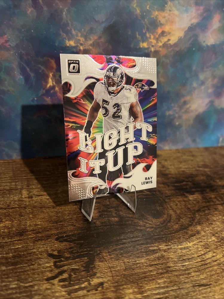 Ray Lewis 2025 Panini Optic #17 Light It Up Baltimore Ravens