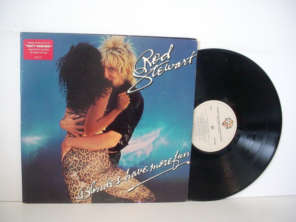 ROD STEWART Blondes Have More Fun PROMO LP from 1978 (WB BSK 3261) Promotional