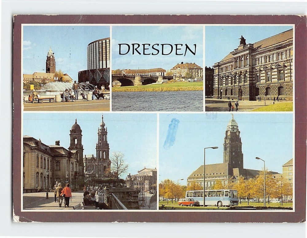 Postcard Dresden Germany