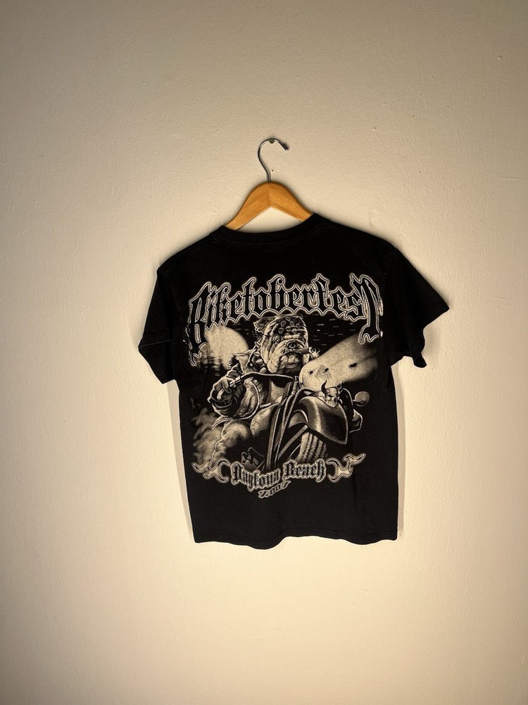Biketoberfest Daytona Beach Motorcycle T‑Shirt Medium – Biker Rally Graphic Tee