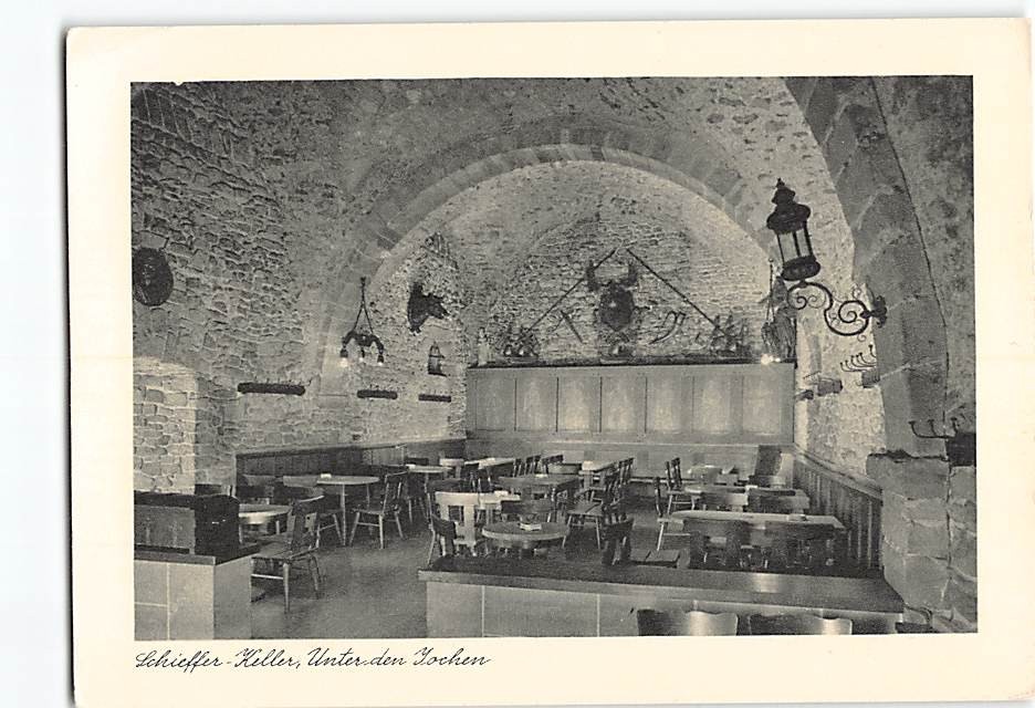 Postcard Schieffer Keller Unter der Lochen Trier Germany