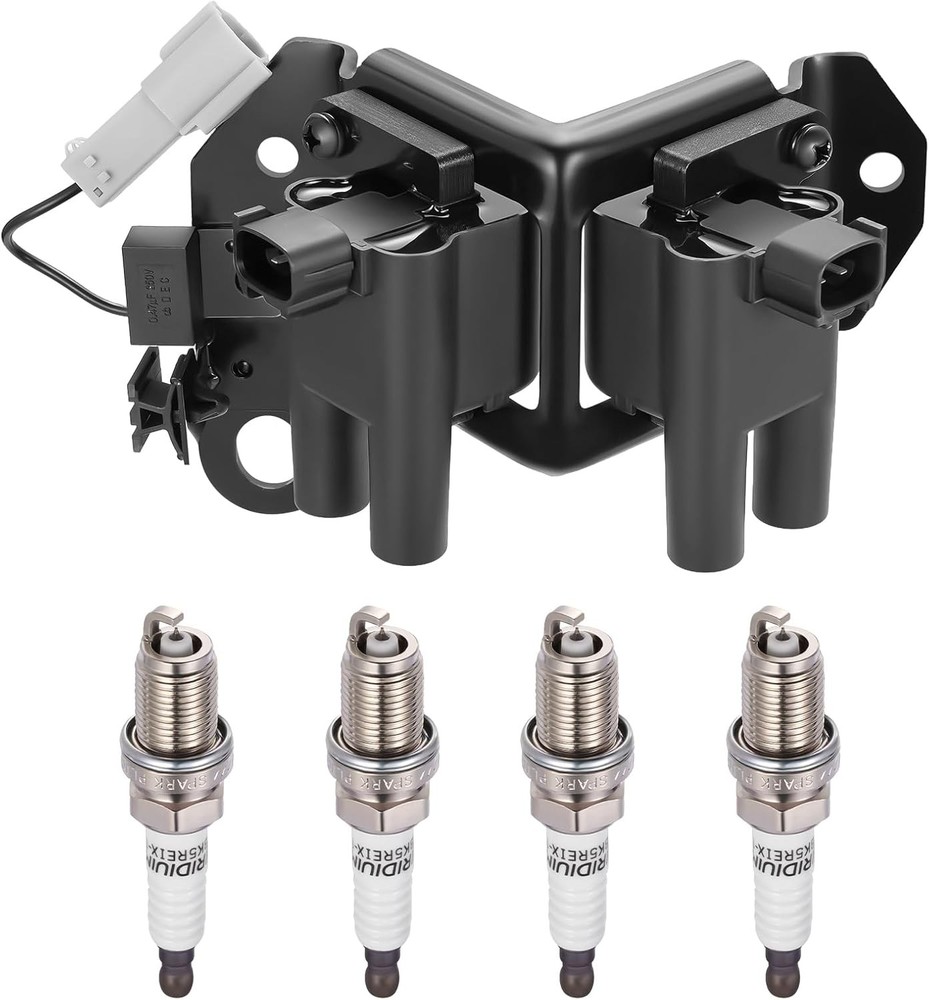 Ignition Coil & Iridium Spark Plug for 2003 Hyundai Accent 1.5L L4 UF308 GN10414