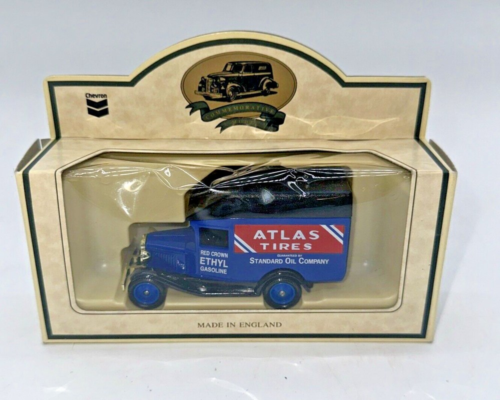Atlas Tire Truck Standard Oil Company Chevron Die-Cast Metal Replica Toy Car
