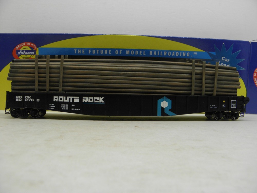 Athearn Ready To Roll - 65' Mill Gondola -Rock Island -Rock #502768 Ho Scale
