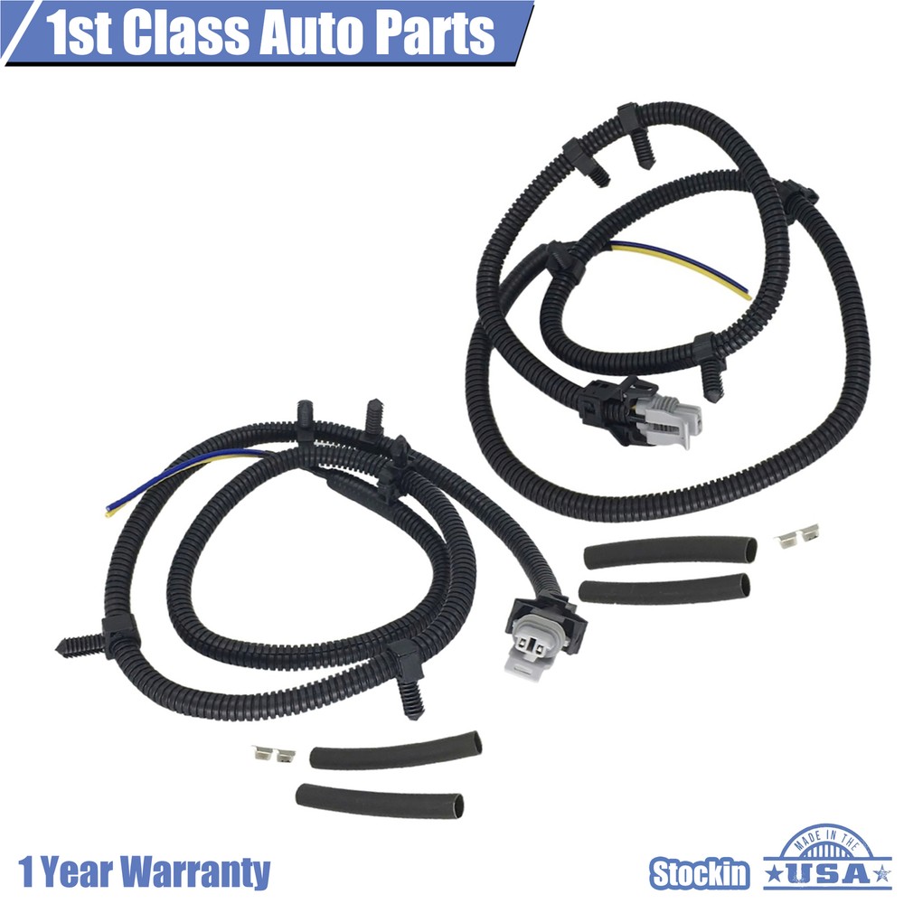 ABS Wheel Speed Sensor Harness Front Pair for Chevy Impala V6 2PCS