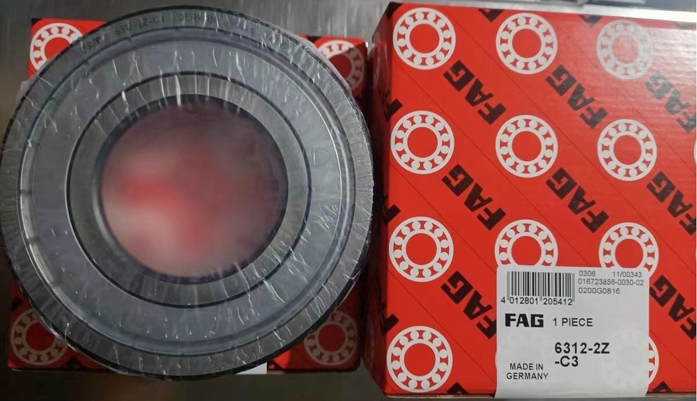 NEW FAG 6312-2Z-C3 Deep Groove Ball Bearing 1PCS #NN