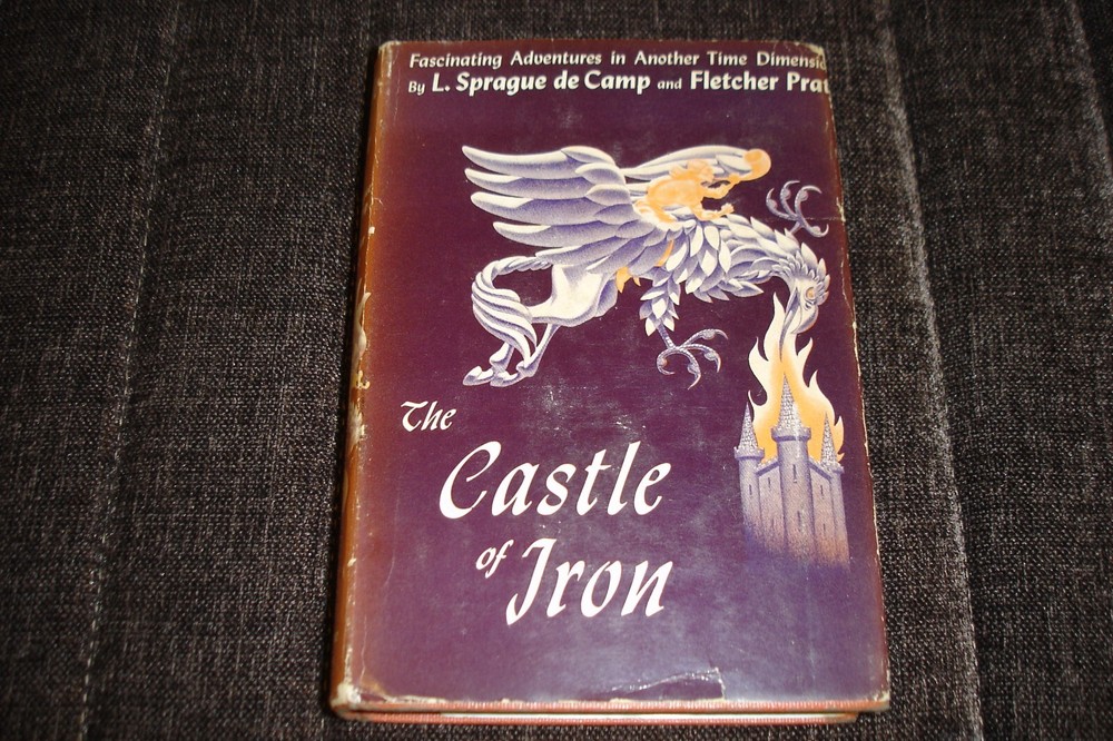 Lion Sprague de Camp  The Castle of Iron HBDJ  Gnome Press 1st edition very good