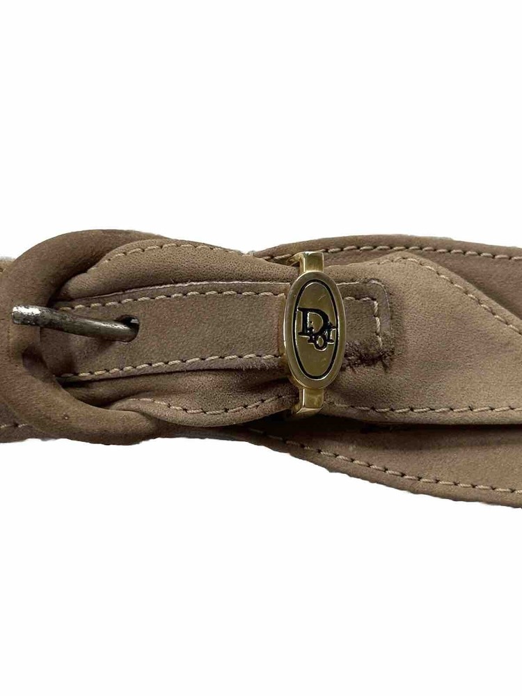 Vintage Christian Dior Soft Leather Womens Belt 33000