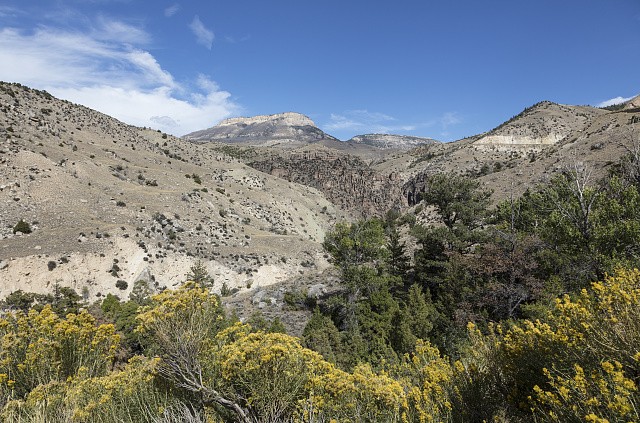 Photo:Wyoming Big Horn County 2015 Vista Rugged Canyon Landscape View