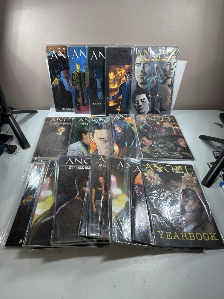 Lot Of 24 Buffy The Vampire Slayer Angel Paperback Graphic Novels Dark Horse