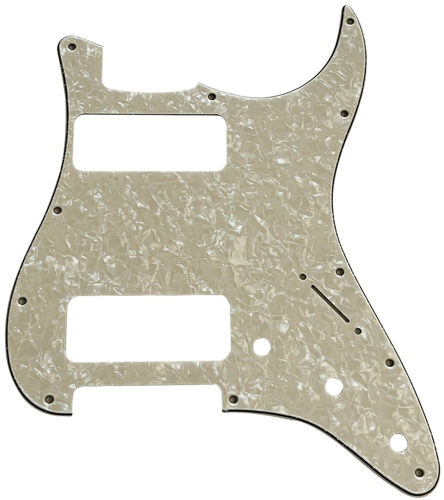 Ivory White Pickguard Guitar Parts For Fender Stratocaster Strat P90 2 Pickup