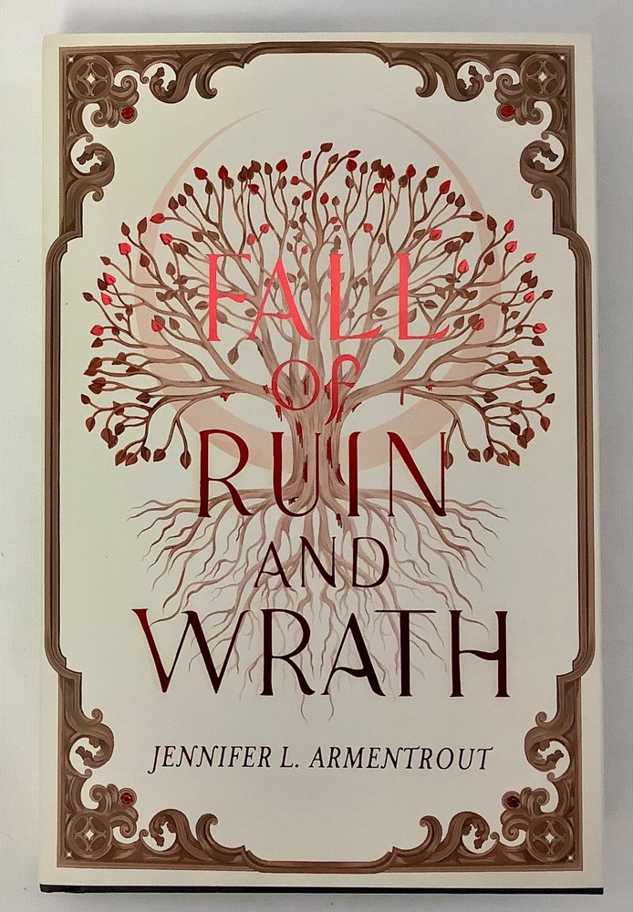 Bookish Box Fall of Ruin and Wrath by Jennifer L. Armentrout Signed Stencil Edge