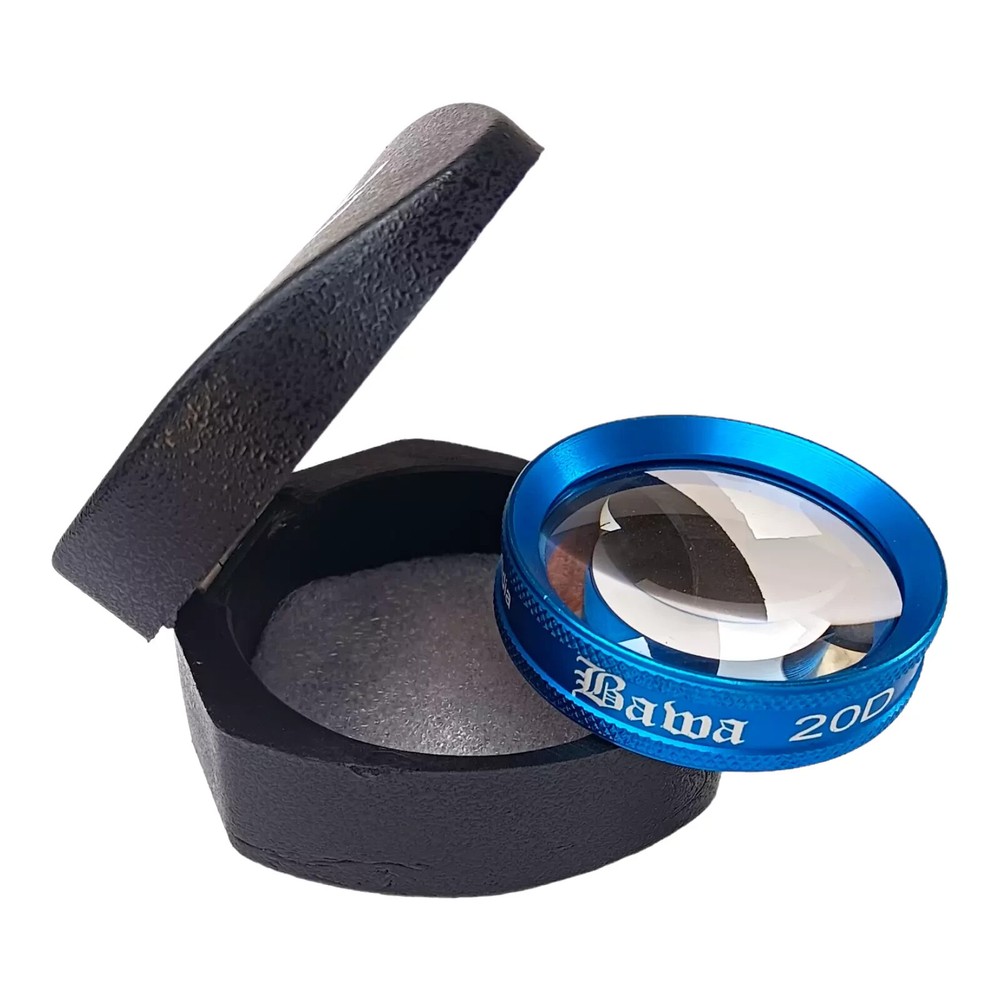 Blue 20D Double Aspheric Lens with Free Global Shipping