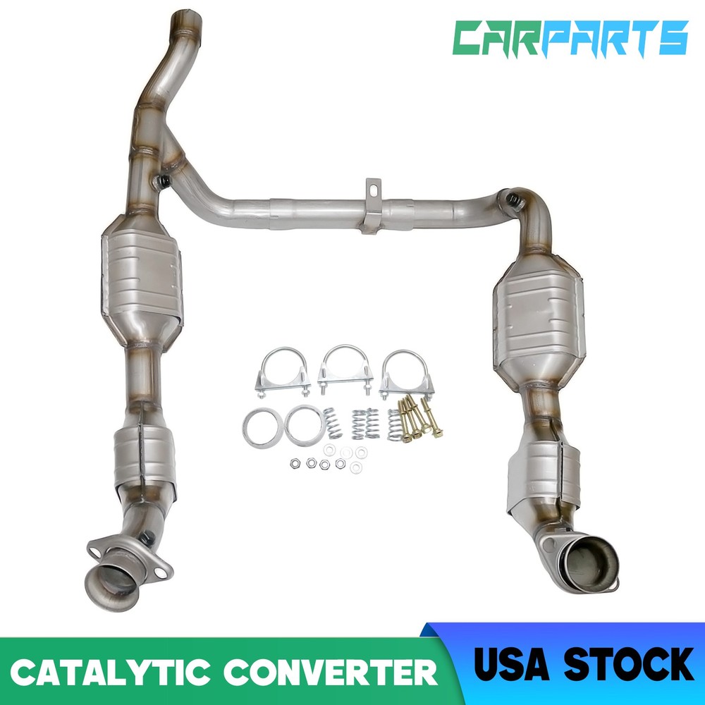 2x Catalytic Converter Fit Ford F-150 1999-2003 F-250 1999 5.4L 4WD Left & Right