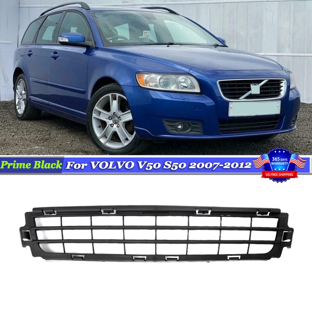 Volvo V50 S50 2007-2012 Front Bumper Lower Center Grille 30744911