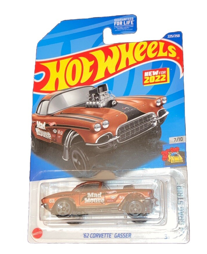2022 Hot Wheels 225/250 '62 Bronze CORVETTE GASSER -7/10 HW DRAG STRIP