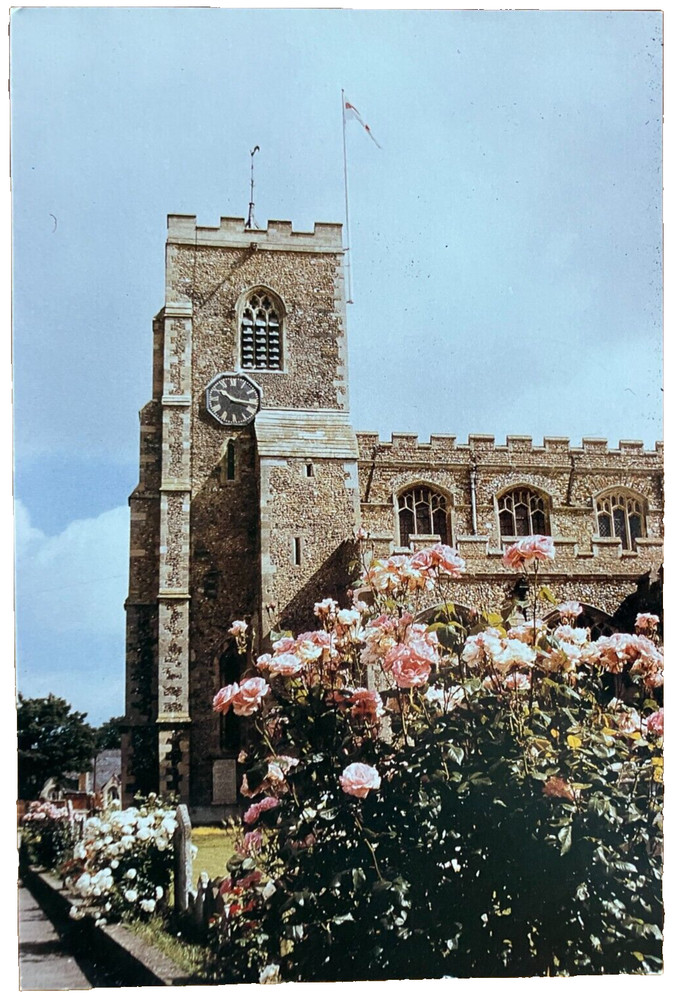 Postcard: Parish Church of St Peter & St Paul, Clare, England, unposted, ex cond