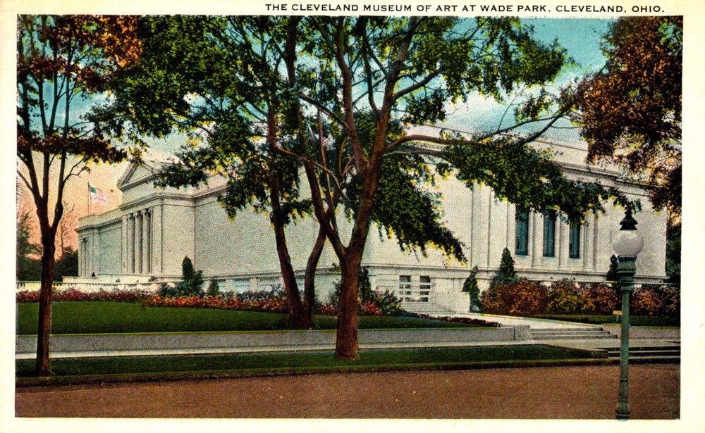Postcard the Cleveland Museum of Art, at Wade Park, Cleveland, Ohio
