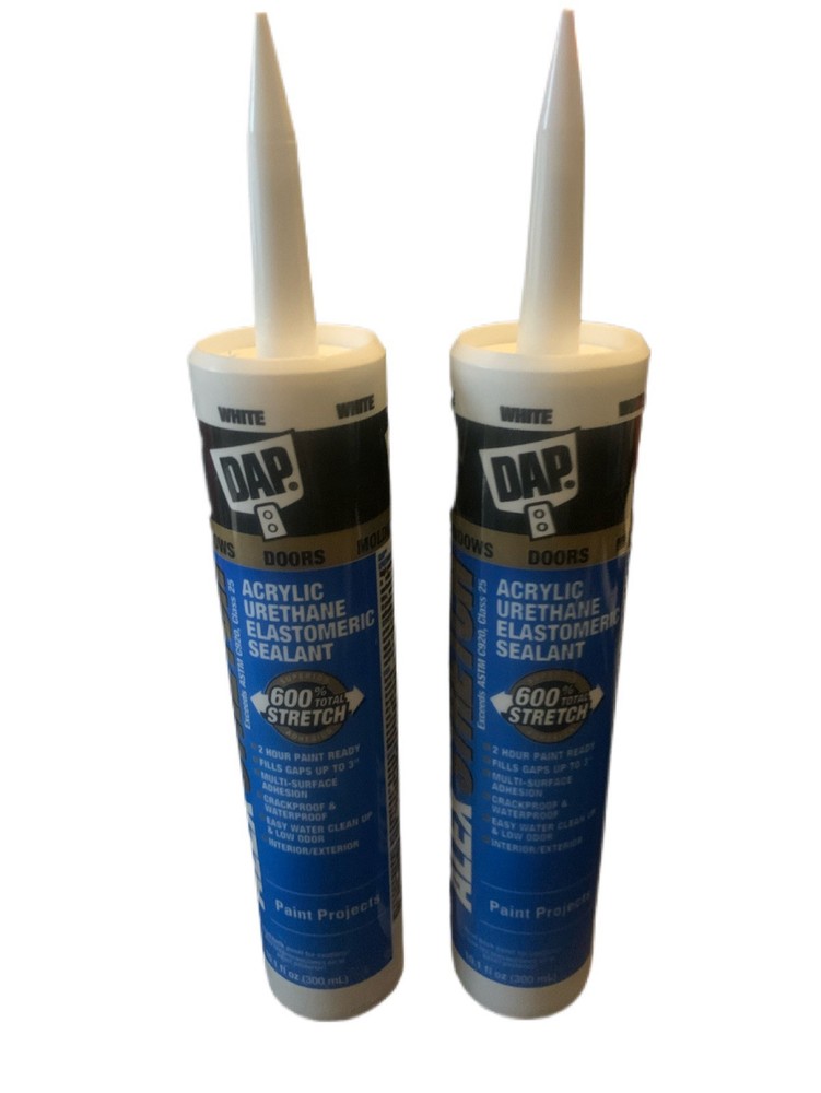 DAP Alex Strength Acrylic Urethane Elastomeric Sealant 10.1 oz 2-Pack  