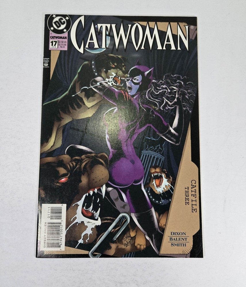 DC Comics Catwoman #17 Comic Book 1995  Chuck Dixon Jim Balent
