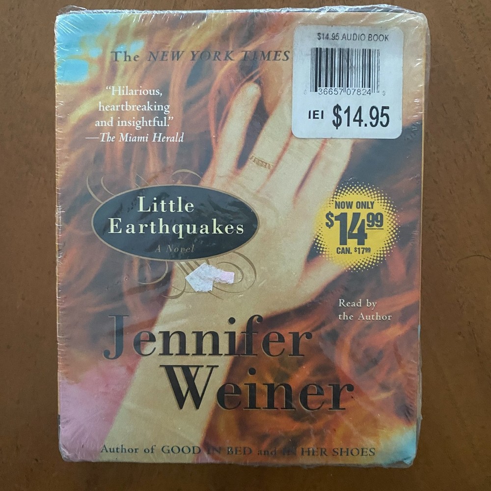 NEW Sealed  Earthquakes by Jennifer Weiner Audiobook CDs Abridged 4 Discs