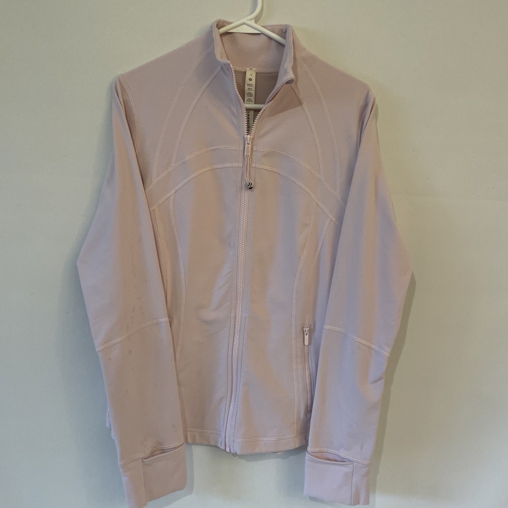 LULULEMON DEFINE JACKET size 12 light pink