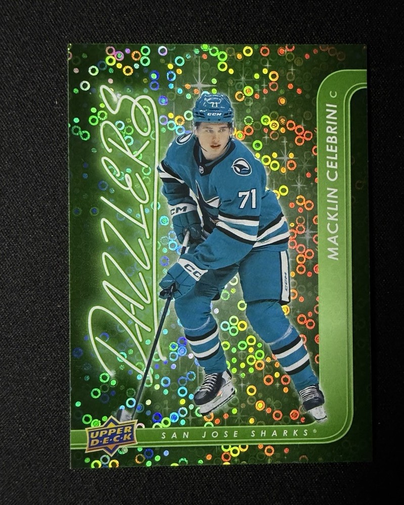 2024-25 Upper Deck Extended Series - Dazzlers Macklin Celebrini #DZ-128 Green