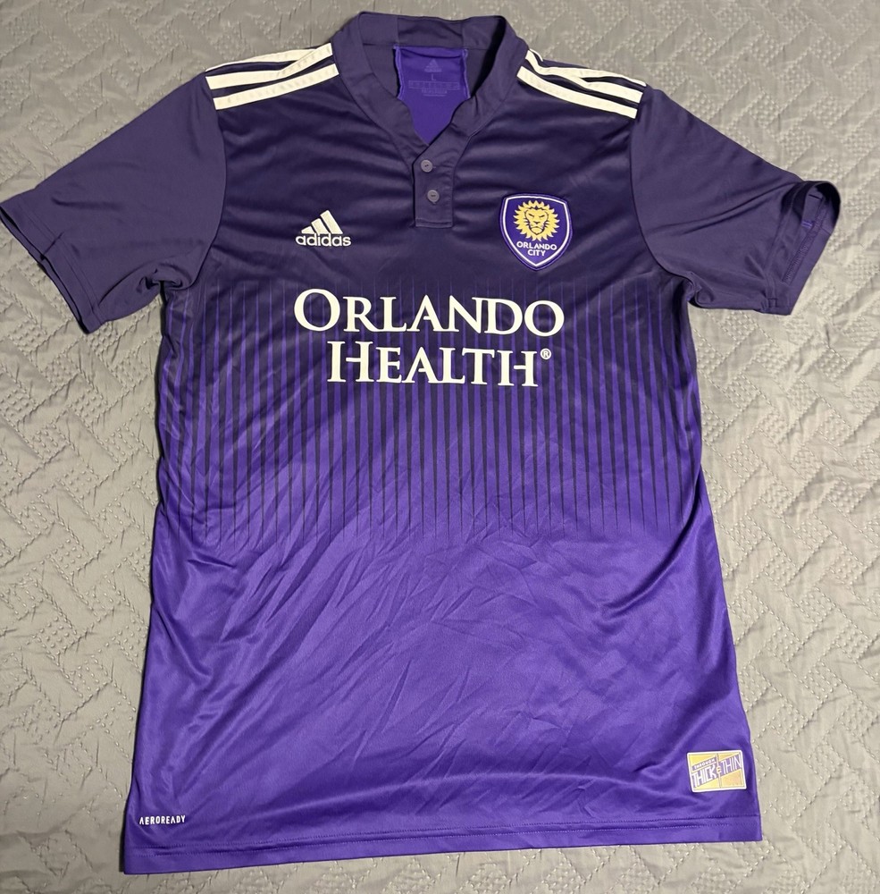 Orlando City 2021/2022 Home MLS Jersey Men's Large Adidas
