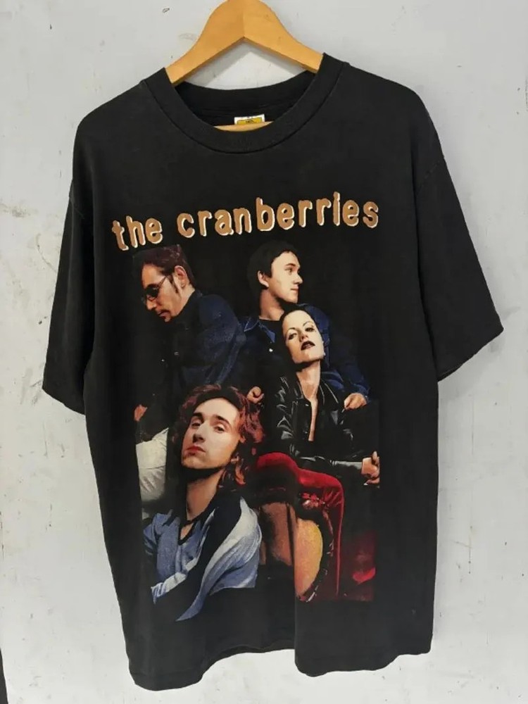 The Cranberries band 90s Remake Design Black T shirt Heavy Cotton NH27274