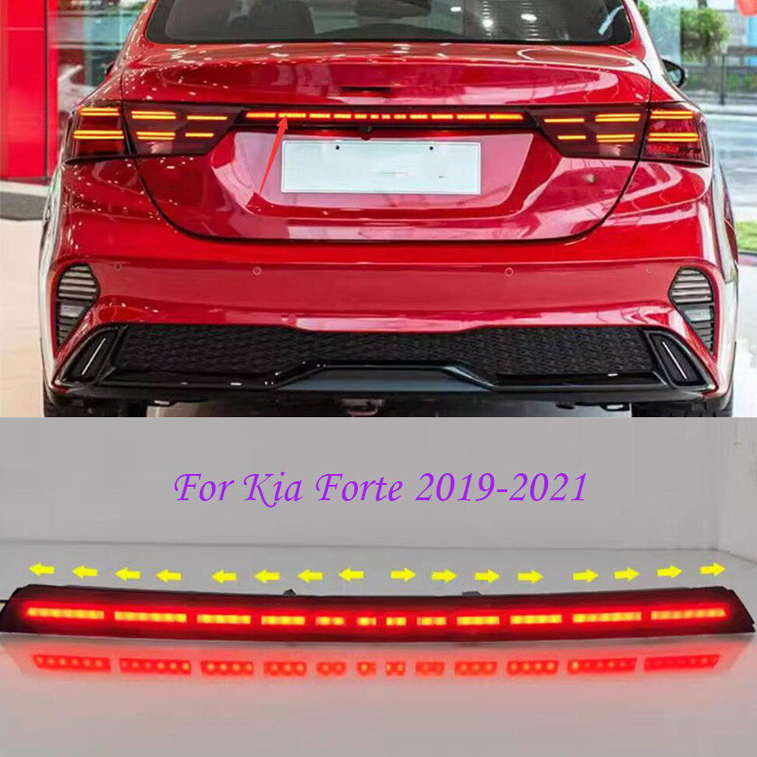 1PC LED Rear Trunk Brake Light Bar for 2019-2021 Kia Forte-image