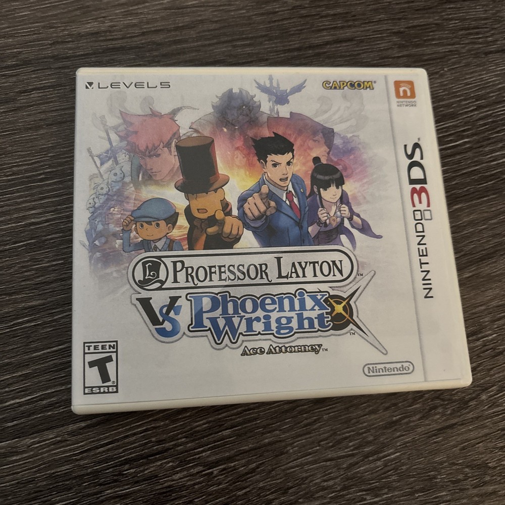 Professor Layton vs. Phoenix Wright Ace Attorney (Nintendo 3DS 2014)
