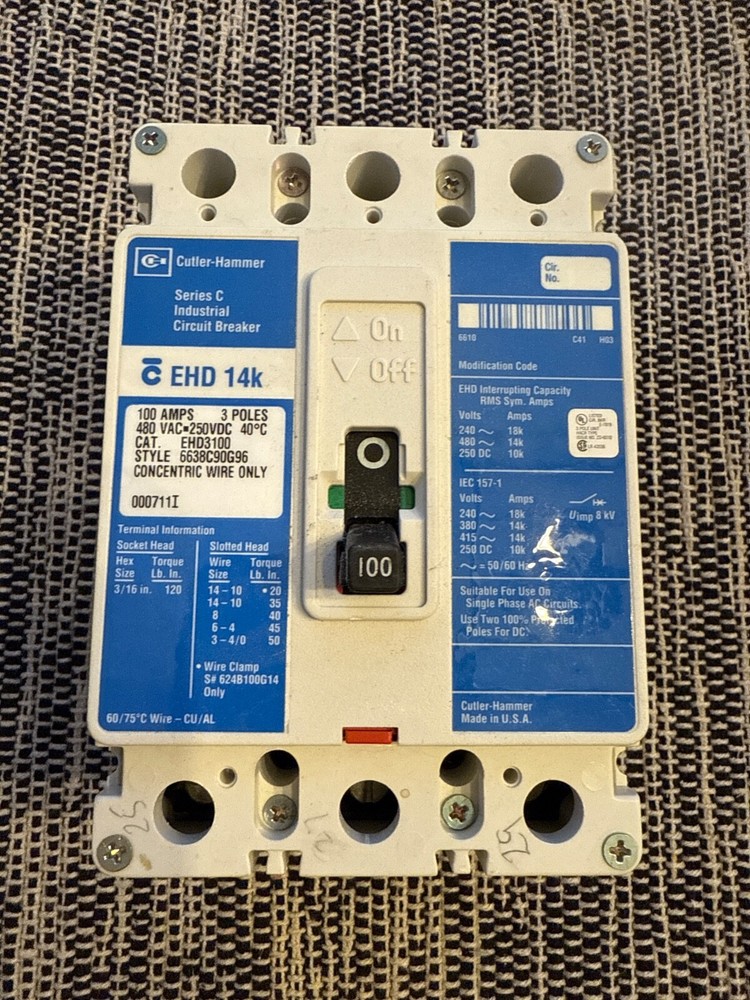 Cutler-Hammer Breaker EHD3100