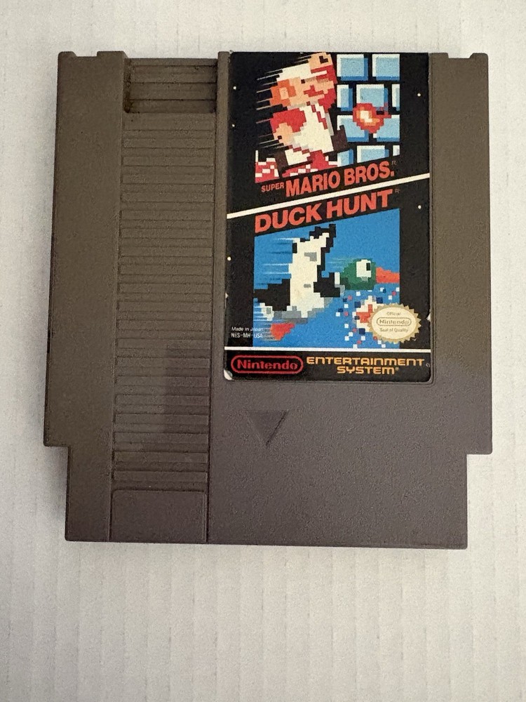 Super Mario Bros Duck Hunt Authentic NES Nintendo Game Cartridge