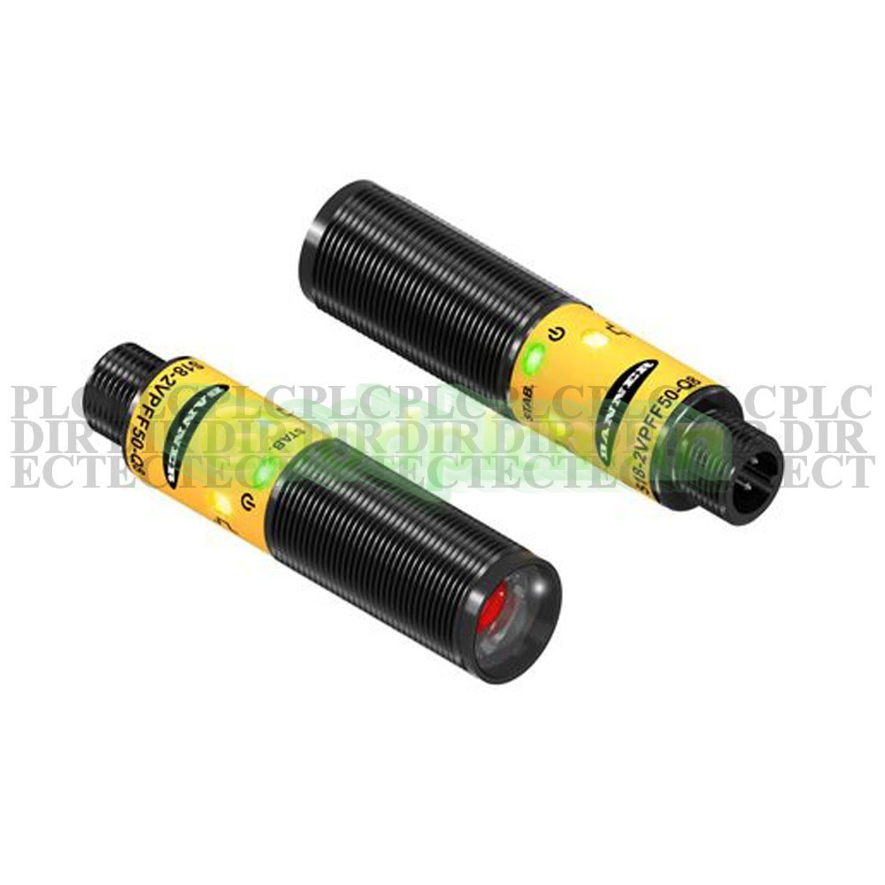 New BANNER S18-2VPFF50-Q8 Photoelectric Sensor