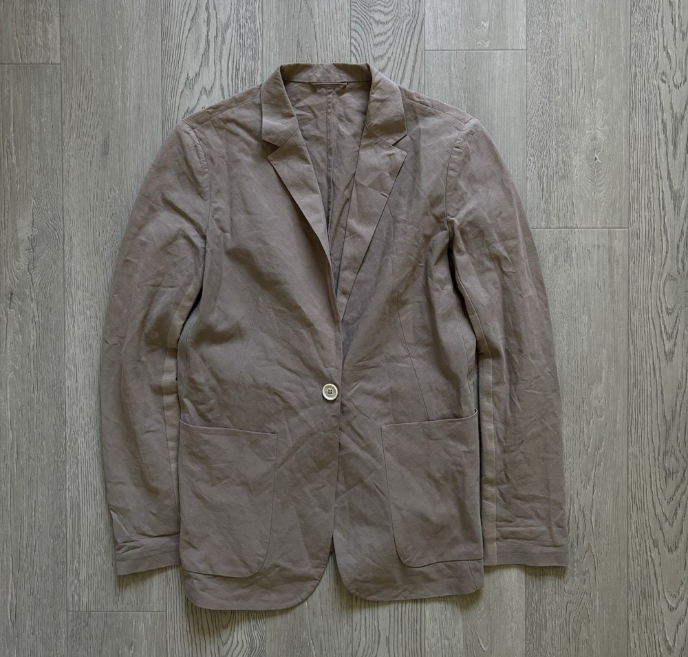 Brunello Cucinelli Women Blazer Cotton Linen Size 42