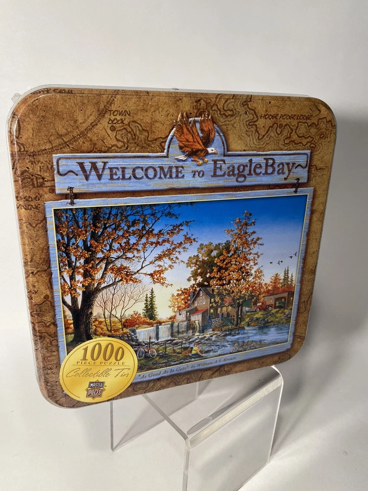WELCOME TO EAGLE BAY AS GOOD AS IT GETS 1000 Pc Puzzle Masterpieces #70824.8