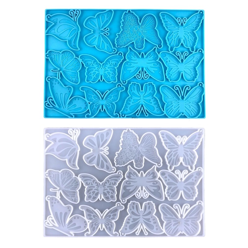 Keychain Resin Molds for Butterfly Shaped Casting Mold DIY Craft Craft Mol