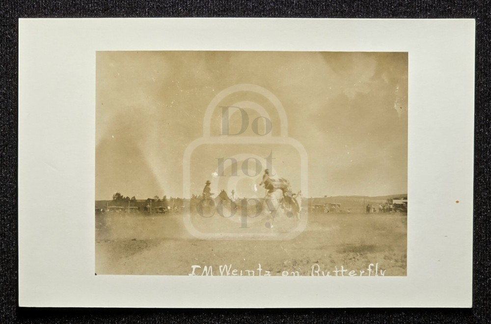 Early RPPC Pendleton Round Up. Pendleton, Oregon. C 1910's Umatilla County