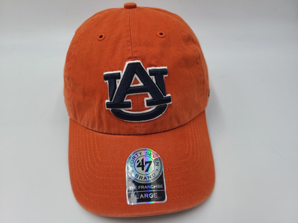 Auburn Tigers NCAA 47 Brand Franchise Fitted Hat for Men and Women