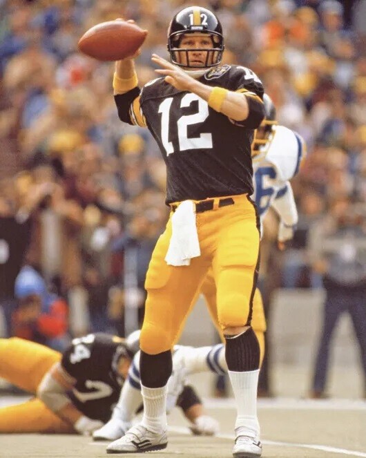 Pittsburgh Steelers Terry Bradshaw Nfl Color Football 8x10 PHOTO PRINT