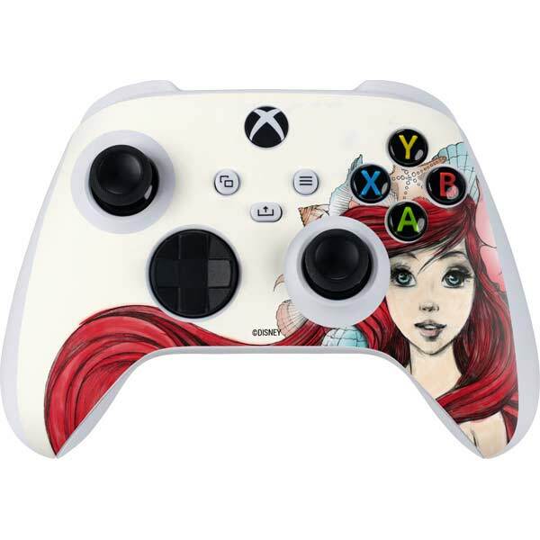 The Little Mermaid Xbox Series S Controller Skin - Ariel Illustration