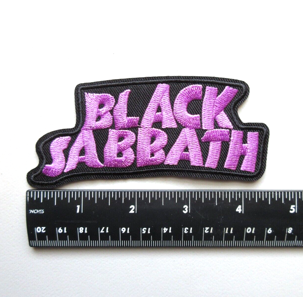 🔥BLACK SABBATH ROCK BAND MUSIC BATTLE VEST JACKET EMBROIDERED IRON ON PATCH
